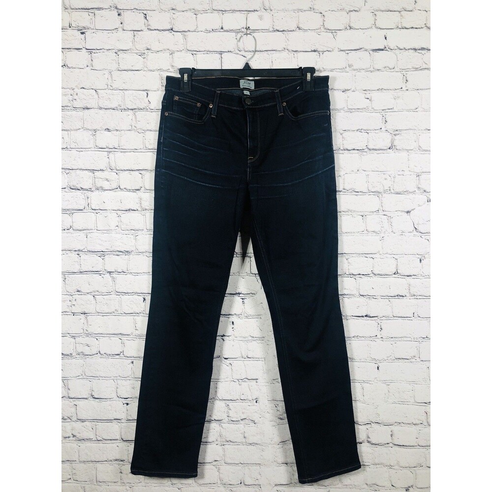 J.Crew Women's  Matchstick Jeans Dark Wash Stretch Slim‎ Straight Blue Size 31